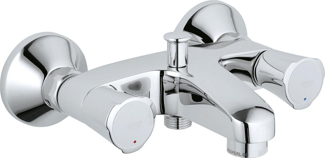 Grohe wall-mounted bath mixer Costa projection 144 mm chrome 25450001 NEW