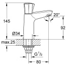 Grohe pillar tap Costa projection 80 mm chrome 20186001 NEW