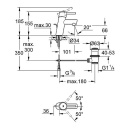 Grohe Waschtischmischer Concetto Ausladung 101 mm chrom 32204001 NEU