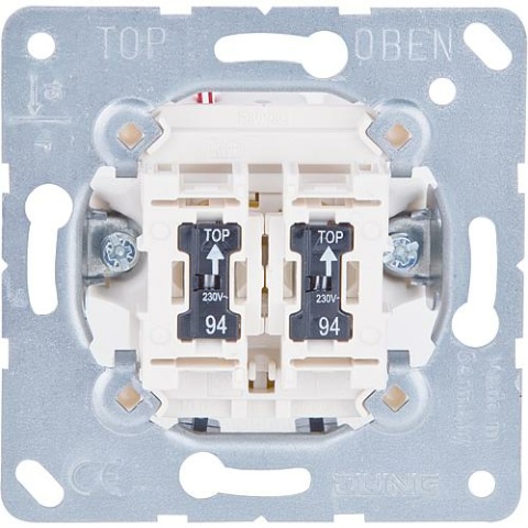 Jung Interrupteur de série encastré 505U5U avec lampe à effluves NEUF