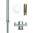 Set di fissaggio a parete Eibenstock con vite a serraggio...