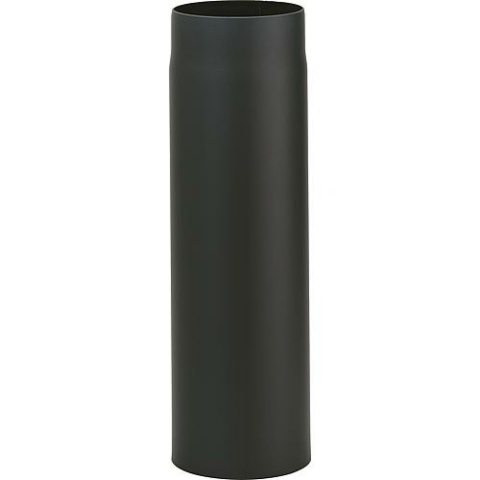 SEM lackiertes Rauchrohr DN150, Länge = 250mm, schwarz NEU