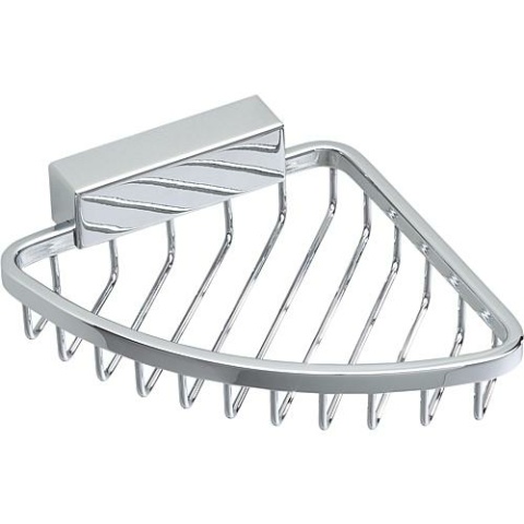 Jabonera Evenes Iris² AxAxP: 134x30x145 mm zinc cromado NUEVO