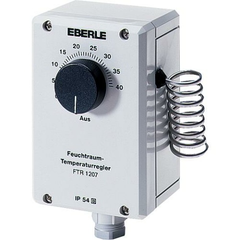 Eberle humid room temperature controller type FTR 1207 (electrical-mechanical) 0 ... 40°C 872151207100 NEW