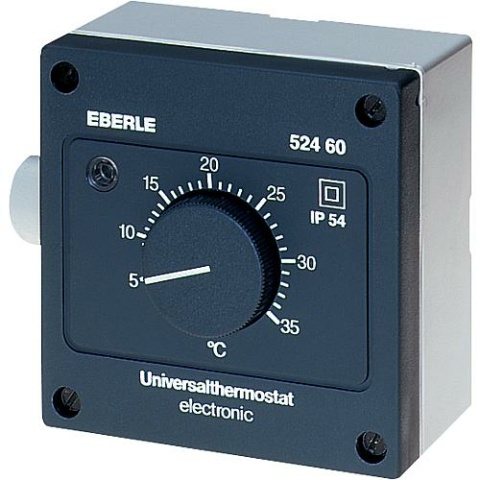 Eberle damp room temperature controller type AZT-A 524 510 5 ... 35°C with external scale 52460140510 NEW