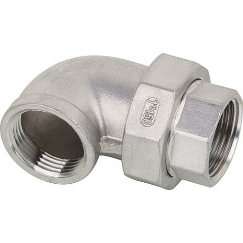 Springer Winkelverschraubung V4A 1 1/2"" IG/IG konisch dichtend NEU