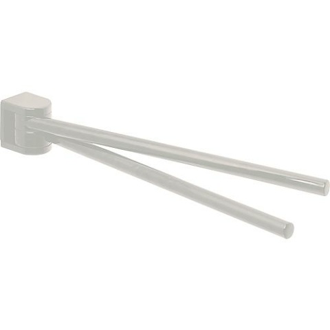 Normbau nylon towel rail Colour: White 19 Length:450mm /incl. fixing material 0582 010 19 NEW