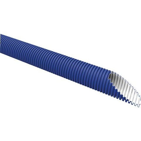 Maincor corrugated plastic pipe MEPS-FR Easy NW25, 1000N, blue roll of 100m NEW