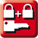 Abus messing cilinderslot 45/30 Triples SB, afm. 30 mm = 3 st. gelijksluitend 11822 7 NIEUW