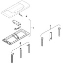 Geberit montageframe voor bedieningsplaat 300T...