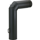 Zestaw rur spalinowych SEM DN150, czarny, z przepustnicą,...