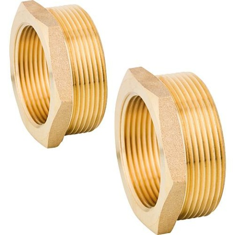 Strawa connection pieces with internal thread 2 pcs. flat sealing 1 1/2 suitable for manifold connection 2 55-006064 NEW