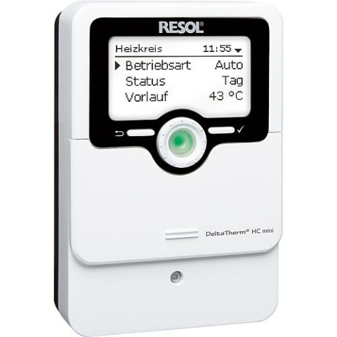 Resol Heizungsregler DeltaTherm HC mini inkl. 3 Fühler 115 005 10 NEU