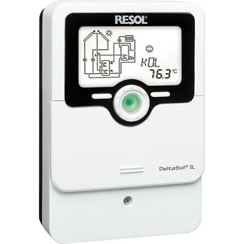 Resol DeltaSol SL differential temperature controller incl. 4 sensors 115 003 40 NEW