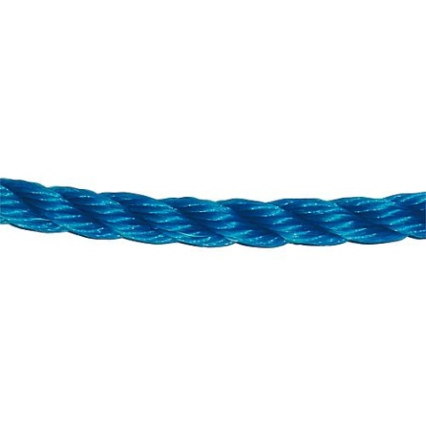 Wanner GEWA fibre rope, polypropylene twisted, Ø 8 mm, 50 m long, blue NEW