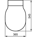 Ideal Standard Asiento WC Standard Connect Air Sandwich de Duroplast, Softclose E036601 NUEVO