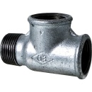 ATUSA Tempergussfitting verzinkt Nr. 134, T-Stück...