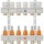 Evenes heating circuit manifold type M6.7, DN25(1"") brass, 7 heating circuits, with flow meter NEW