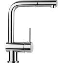 Evenes Salsa ND sink mixer with pull-out spout projection...