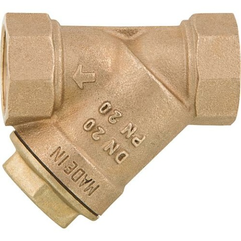 Filtre à tamis Rastelli, bronze rouge avec tamis en acier inoxydable R 1"" (W2) NOUVEAU