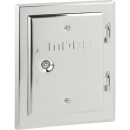 Möck Kamintüre aus Edelstahl V2A 14 x 20 cm 809 506 000 NEU