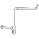 Raumsparsiphon DN32(11/4"") Messing verchromt NEU