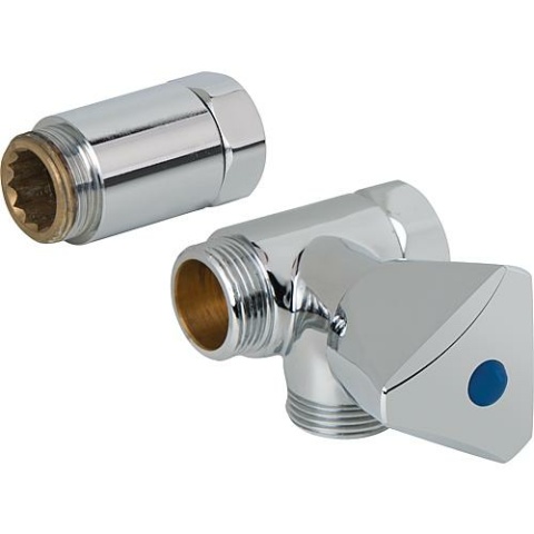 Benkiser shunt valve with valve, 3/4"" with swivelling nut connection right NEW
