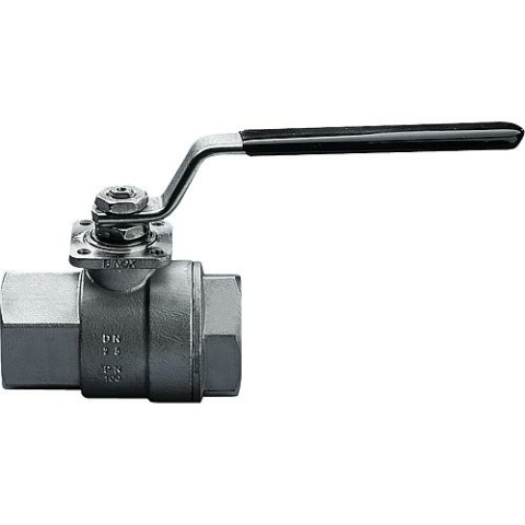 Effebi Gas-Kugelhahn Edelstahl 2"" IG/IG PN40 DVGW NEU