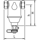 Separator szlamu Spirotech Spirotrap, DN20(3/4"") IG, poziomy AE075 NOWOŚĆ