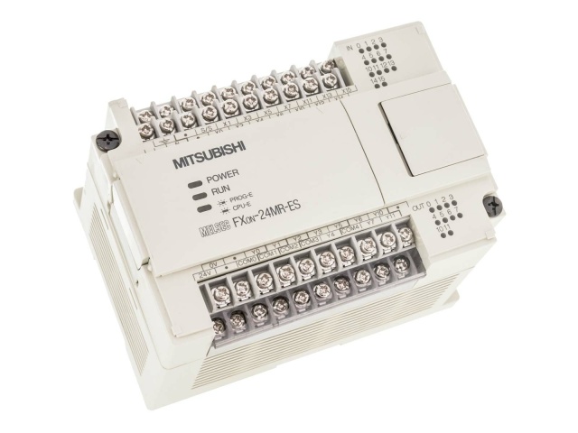 Mitsubishi FXon-24MR-ES/UL for top hat rail