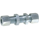 GOK SV Straight bulkhead fitting RVS 10 x RVS 10 Series L...