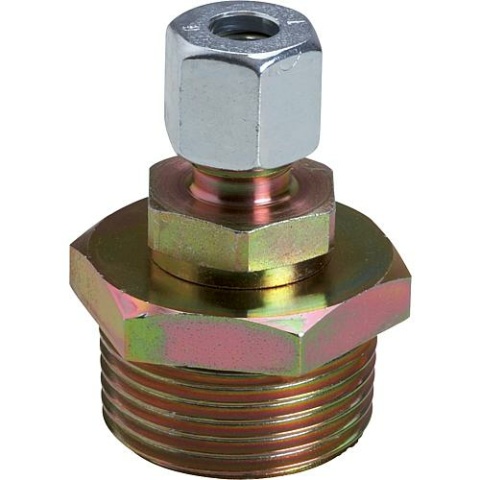 GOK wartel 1-gaats staal, 1"" x RVS 8 mm 15 113 00 NIEUW