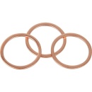 Copper sealing rings imperial 3/8"" 22 X 17 x...