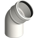 SEM Kunststoff-Abgassystem Bogen 45° - DN 60 NEU