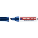 Edding Permanentmarker 500 blau Strichbreite 2 - 7 mm...