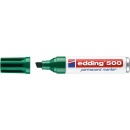Edding permanent marker 500 green Line width 2 - 7 mm...