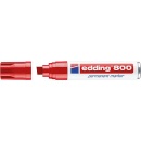 Edding permanent marker 800 red Line width 4 - 12 mm...