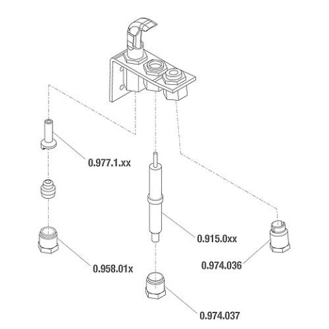 Sit nozzle Ø 0.51 mm for series 160 Ref. 0.977.119 NEW