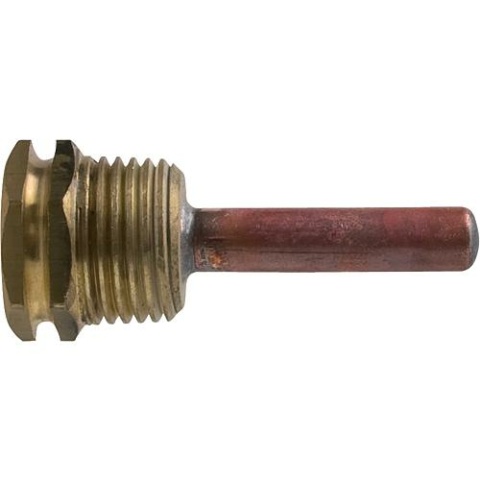 Imit thermowell 1/2"" Brass, DN7x8mm, pipe length 100mm copper NEW