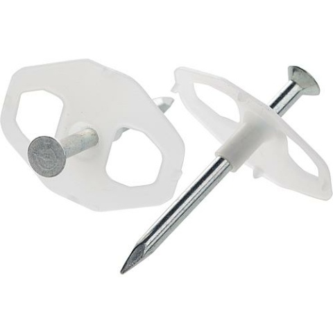 HUP Elektrotechnik Disco per chiodi ovale 3,5 x 30 mm PU: 100 pezzi NUOVO