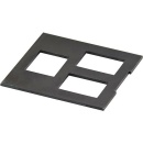 Berg cable support systems installation board data technology underfloor, dummy cover black NEW