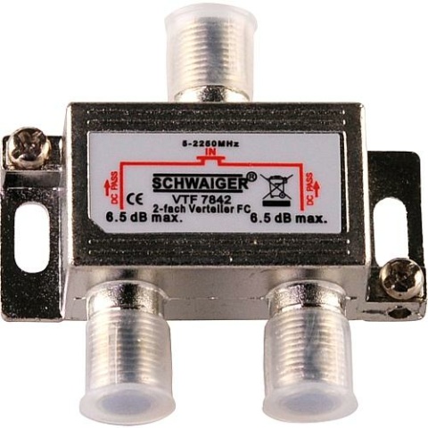 Schwaiger distributor: 2-way / 5-2250 MHz VTF7842531 NEW
