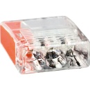 Mini plug-in terminal 3-fold orange, PU = 100 pieces NEW