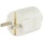 REV veiligheidsstekker wit, 250V 1116110 NIEUW