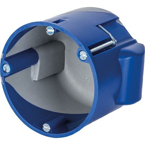 F-tronic LAN socket blue Ø 68 mm H: 60 mm windproof 1 piece NEW