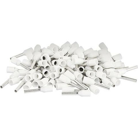 WKK Materiali di fissaggio Manicotto di chiusura al cuore isolato 0,75 x 14 bianco 1 sacchetto 100 pezzi NUOVO