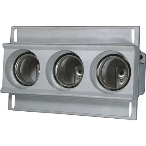 ETI Diazed DII zekeringhouder 3-polig, 1x25A, 500V NIEUW
