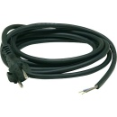Bachmann Anschlussleitung H07RN-F 2x1,0 3,0mtr, schwarz NEU
