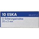 ESKA Średni bezpiecznik zwłoczny (5x20mm) 0.100 A 10...