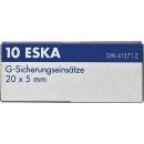 ESKA Średni bezpiecznik zwłoczny (5x20mm) 0,125 A 10...